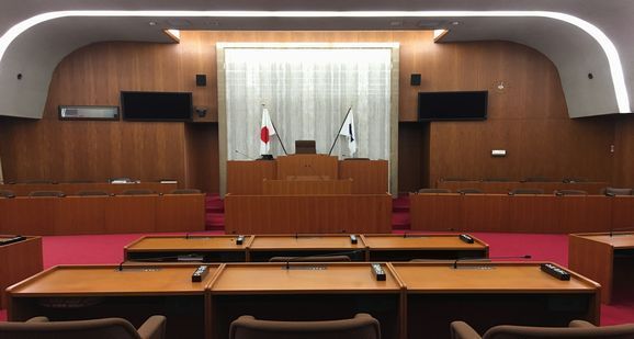 議場写真